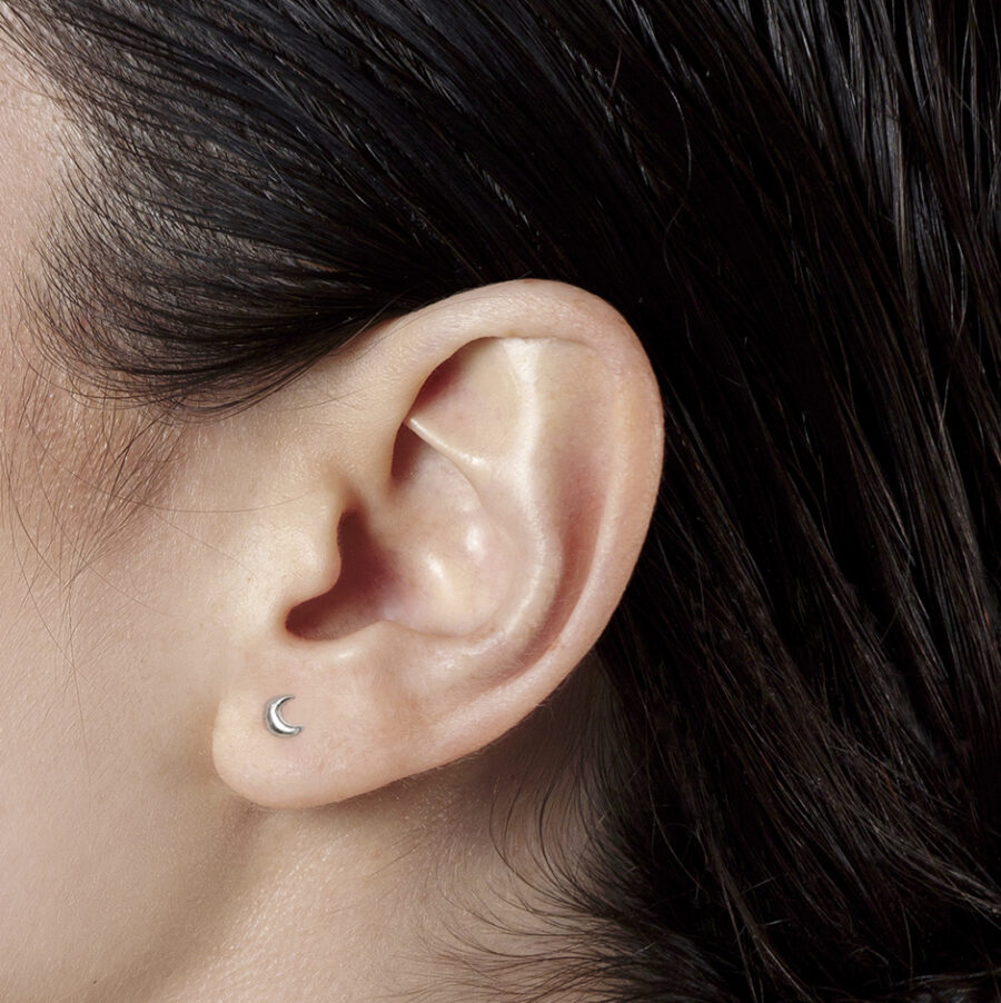 Moon studs silver - Image 2