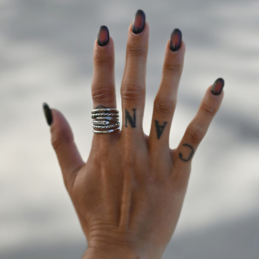 Anillo Akişi plata<br> - Imagen 2