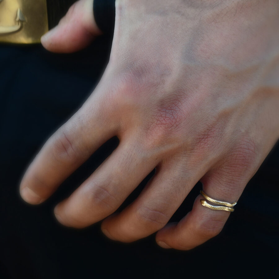 Anillo guardiana latón - Imagen 3